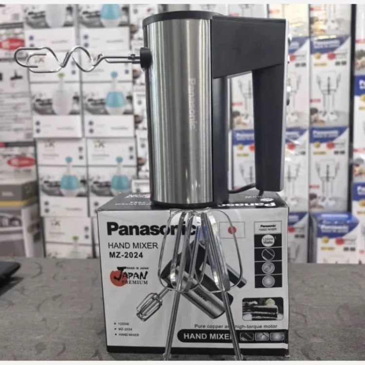 همزن دستی استیل پاناسونیک اصلی 1200 واتmz2024 مدل:new kanada1856
