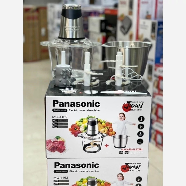خردکن پاناسونیک 2کاسه 4لیتری موتور حک شده کیفیت عالی مدل:new kanada1276