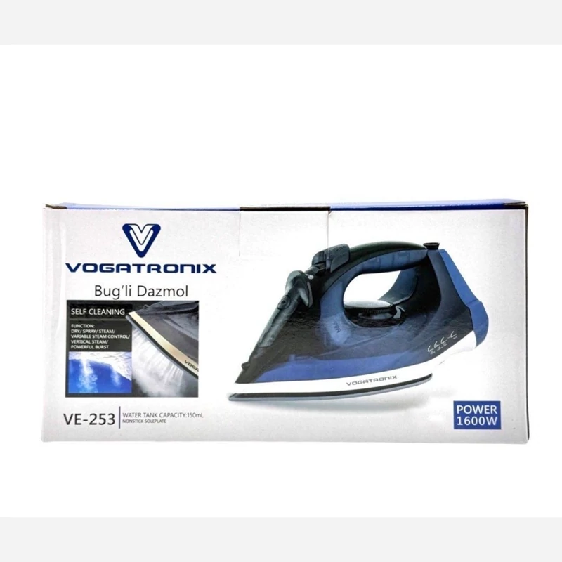 اتو بخار ووگاتی  VOGATRONIX  کد 253  1600وات