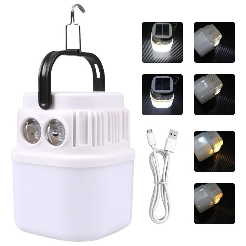 چراغ شارژی کمپی مدل KT-668 دارای پاوربانک