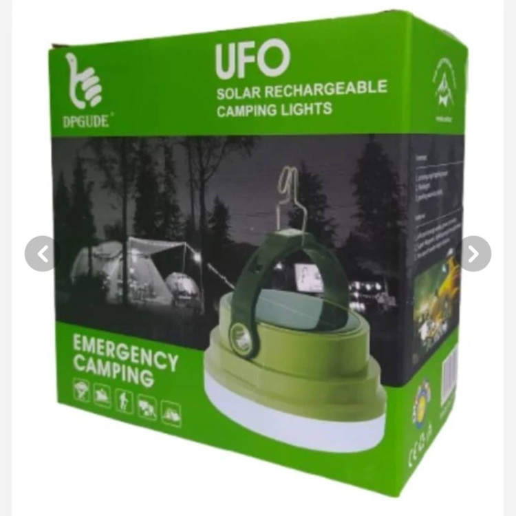 چراغ شارژی برقی و شارژ پنل خورشیدی مدل یوفو UFO