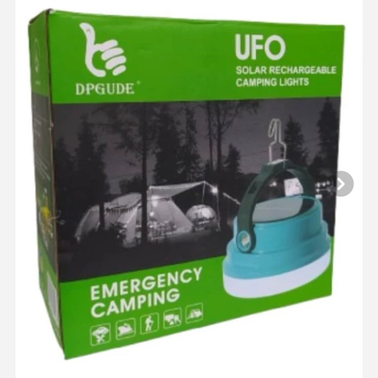 چراغ شارژی برقی و شارژ پنل خورشیدی مدل یوفو UFO
