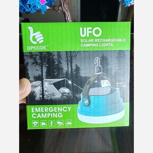 چراغ شارژی برقی و شارژ پنل خورشیدی مدل یوفو UFO