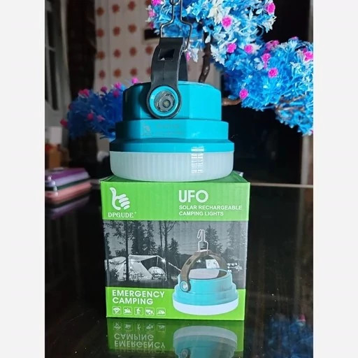 چراغ شارژی برقی و شارژ پنل خورشیدی مدل یوفو UFO