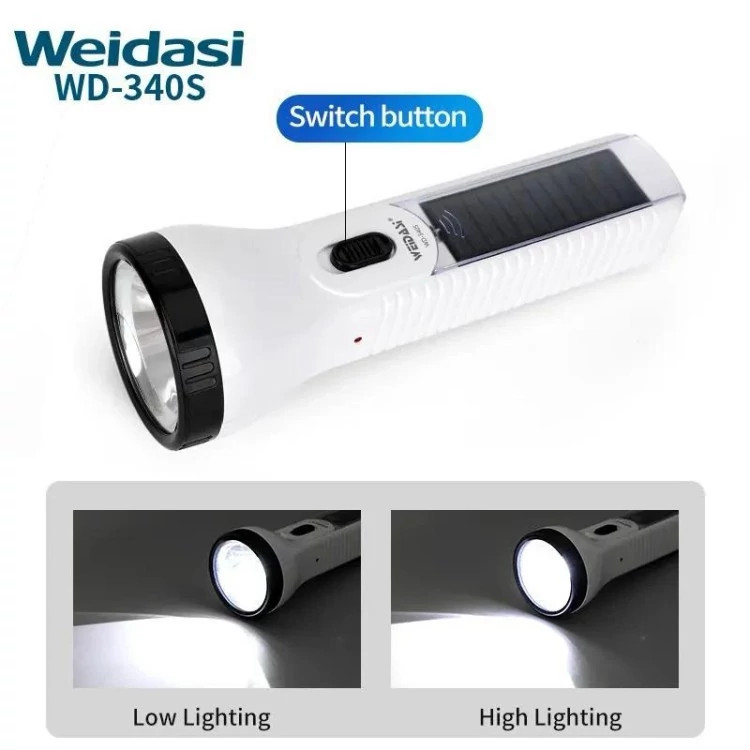 چراغ قوه دستی ویداسی مدل WD340S با نور مهتابی مدل new kanada061