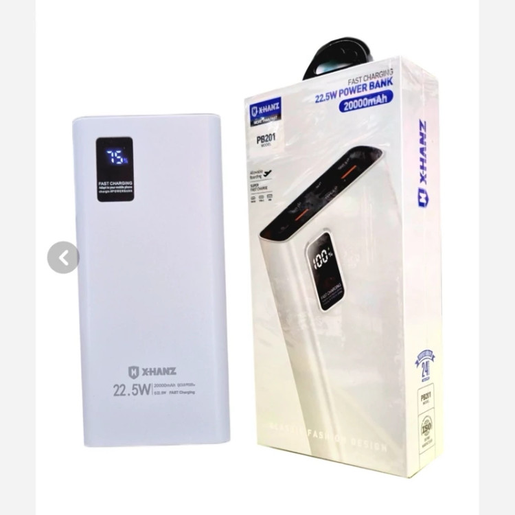 پاوربانک ایکس هانز مدل PB201 ظرفیت 20000 میلی آمپر ساعت مدل new kanada061