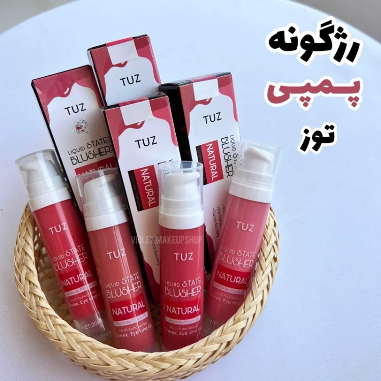 رژ گونه توز رژگونه پمپی توز در 4 رنگ مختلف مدل new kanada061