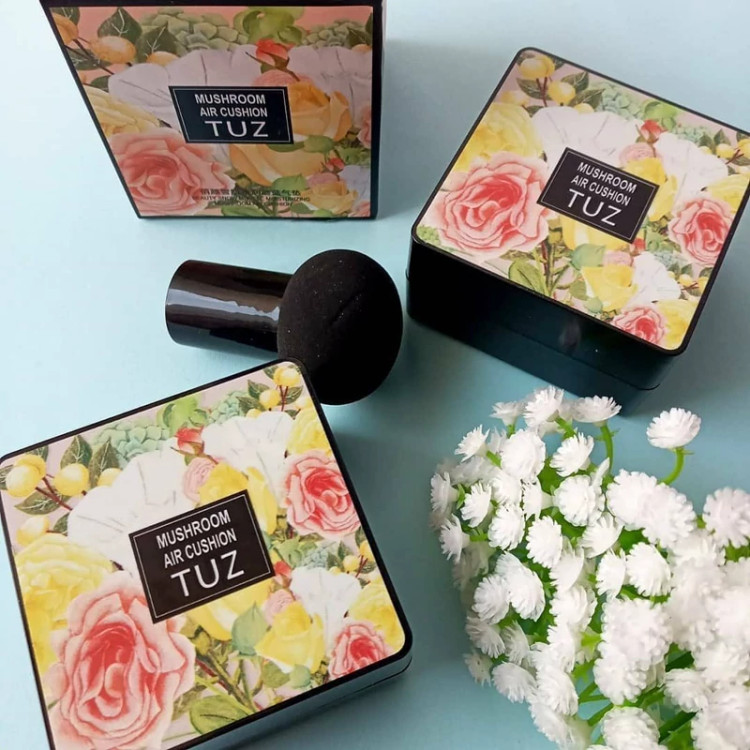 کوشن گیاهی توز Tuz شماره 2 پنکک مایع شماره طبیعی دو قابل استفاده به عنوان کرم پودر مدل new kanada061