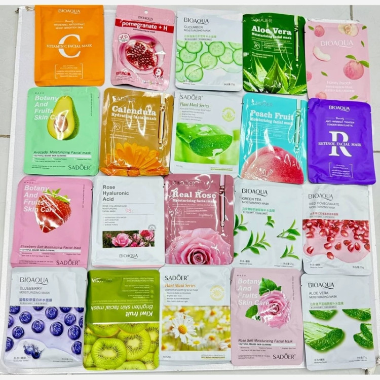پک 10 عددی ماسک ورقه ای صورت آبرسان مدل new kanada051