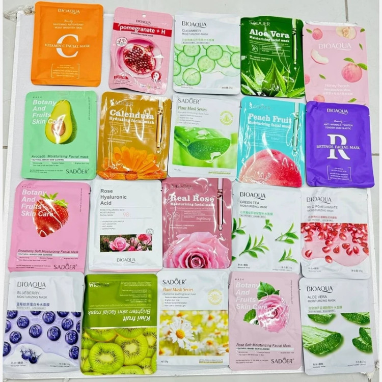 پک 10 عددی ماسک ورقه ای صورت آبرسان مدل new kanada051