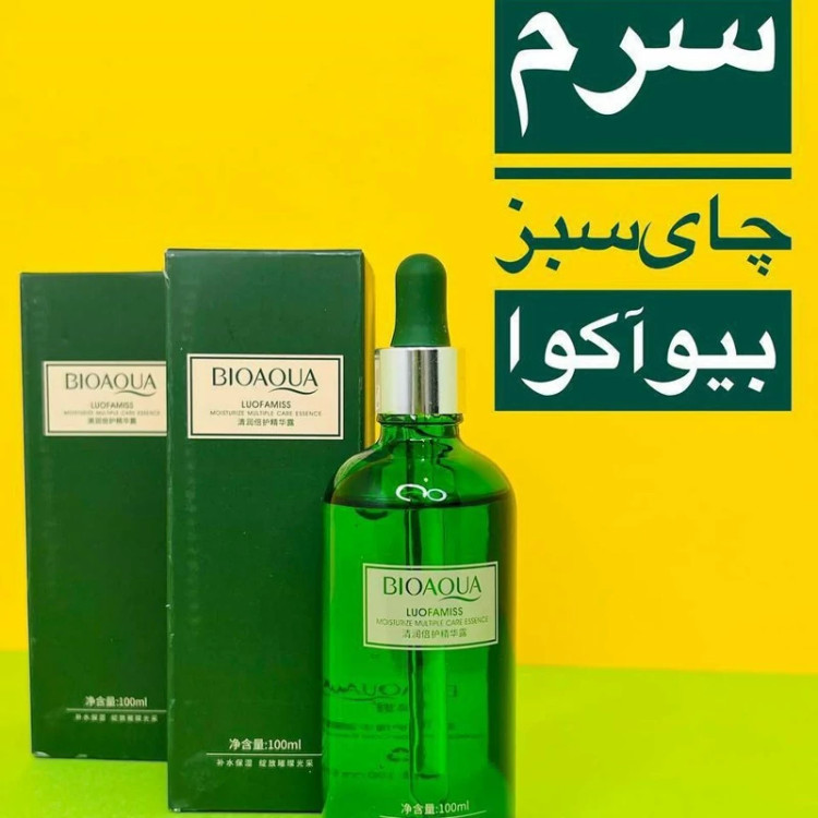 سرم صورت چای سبز بیوآکوا (ضد جوش) 100 میل مدل new kanada051