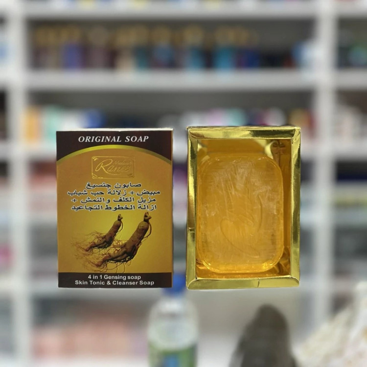 صابون جینسینگ تقویت کننده و جوانساز پوست مدل new kanada051
