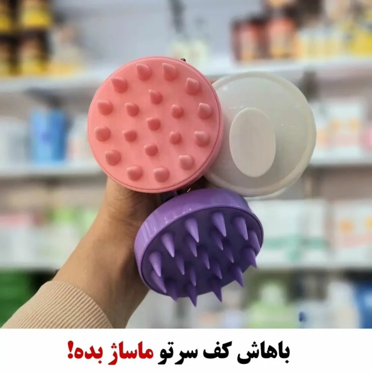 سرشور سیلیکونی و ماساژور حرفه ای سر مدل new kanada051