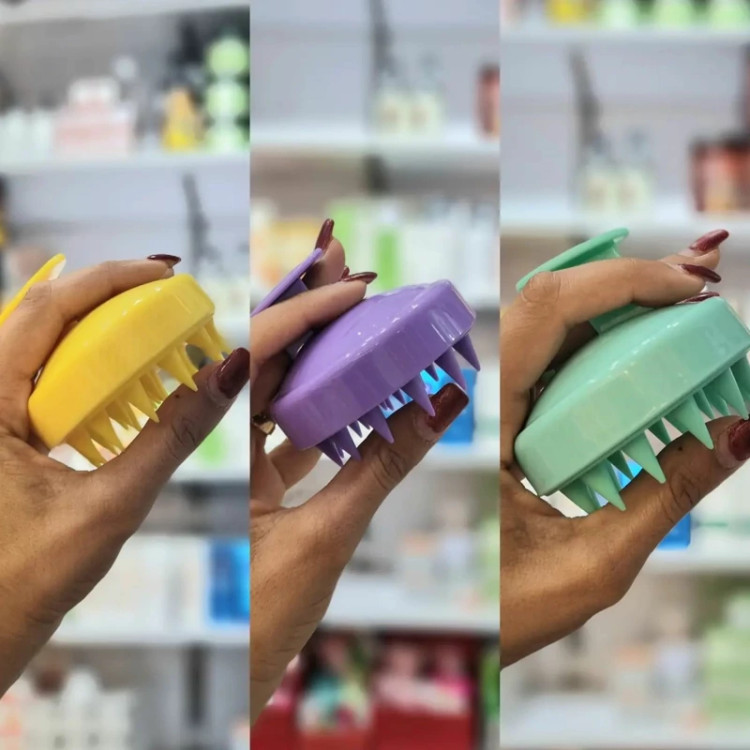 سرشور سیلیکونی و ماساژور حرفه ای سر مدل new kanada051