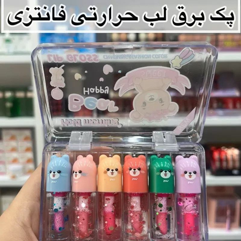 پک 6 عددی برق لب حرارتی فانتزی طرح پتی