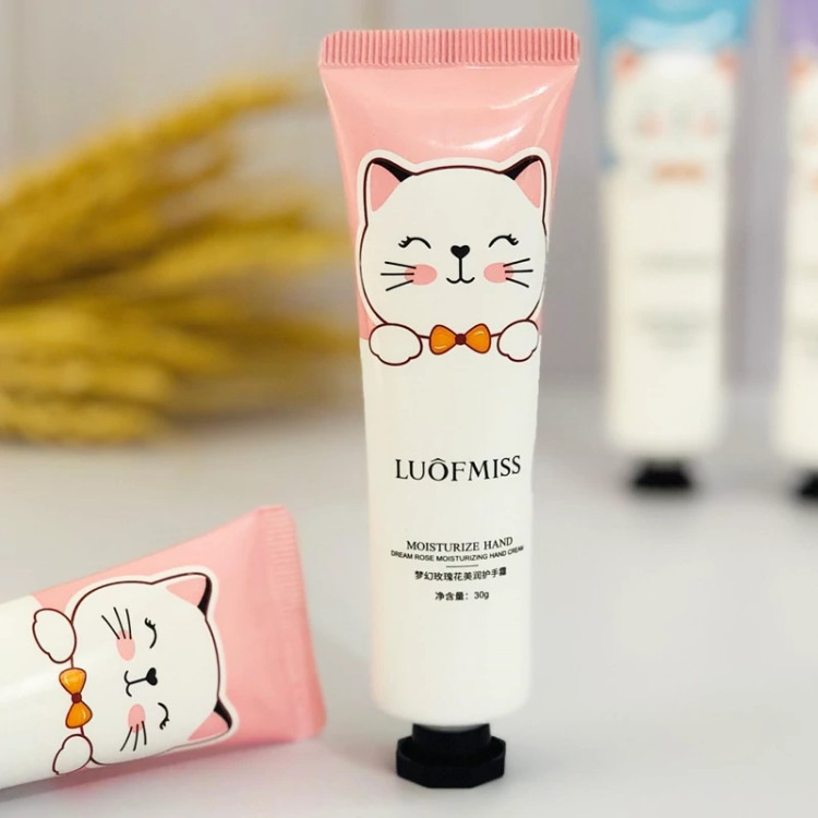 کرم دست مرطوب کننده طرح گربه ای کرم دست مدل new kanada041