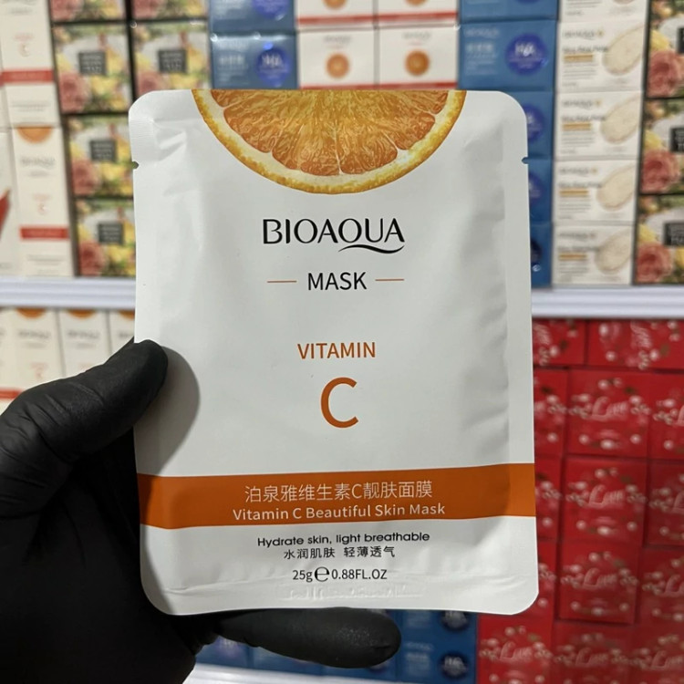 ماسک ورقه ای ویتامین سی مدل new kanada041