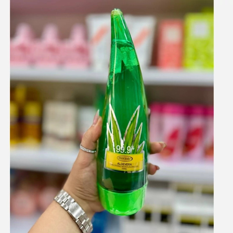 ژل آلوئه ورا ژل آبرسان شاخکی آلوئه ورا سایز بزرگ ژل مرطوب کننده و ضد آفتاب سوختگی مدل new kanada041