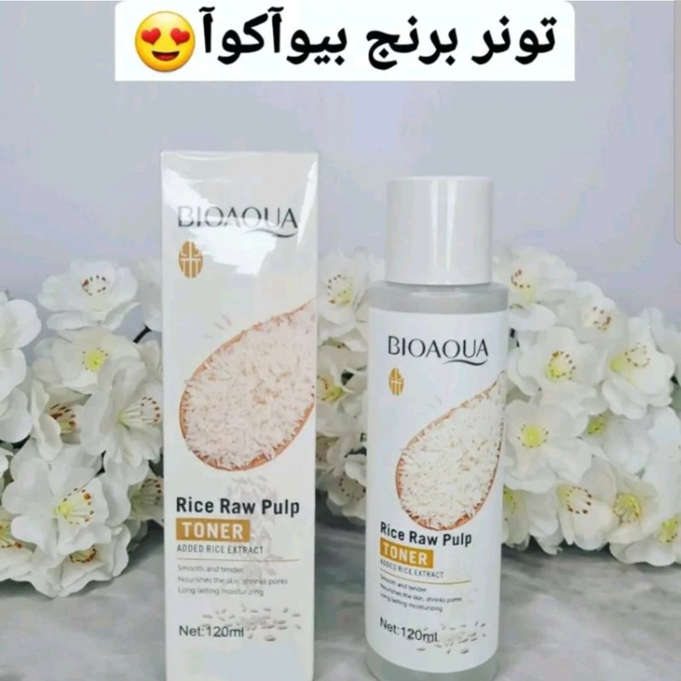 تونر برنج (پاکسازی عمقی پوست و کنترل سطح چربی پوست و تنظیم ph پوست) مدل new kanada041