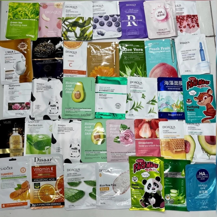 پک 10عددی ماسک ورقه ای رطوبت رسان و آبرسان مدل new kanada041