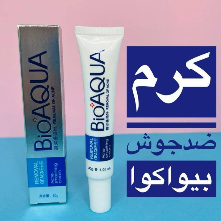 کرم تخصصی ضد جوش بیوآکوا کرم ضد جوش( خشک کردن جوش فعال و از بین بردن جای جوش ) مدل new kanada041