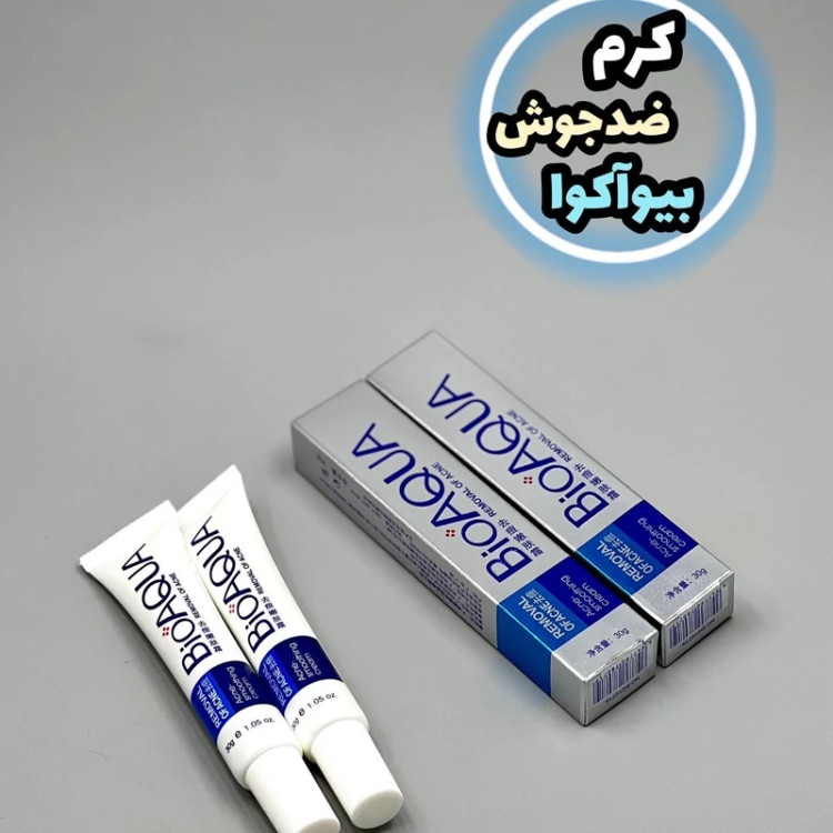 کرم تخصصی ضد جوش بیوآکوا کرم ضد جوش( خشک کردن جوش فعال و از بین بردن جای جوش ) مدل new kanada041