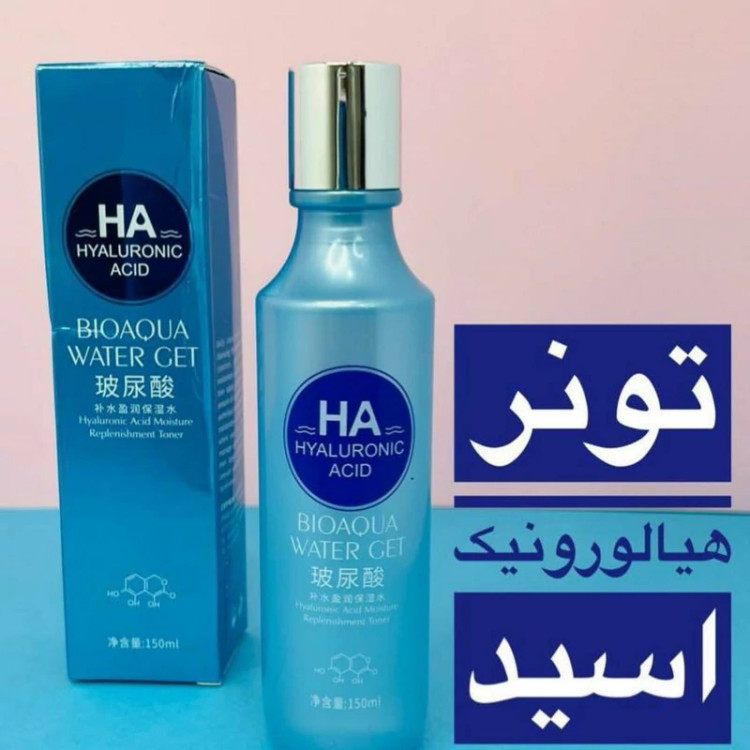 تونر هیالورونیک اسید 150 میل(آبرسانی قوی پوست مناسب برای پوست خشک) مدل new kanada041