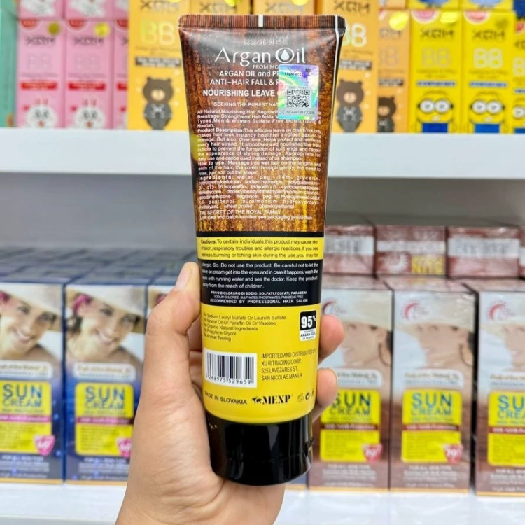 ماسک مو آرگان لایتنس بدون آبکشی مدل new kanada041
