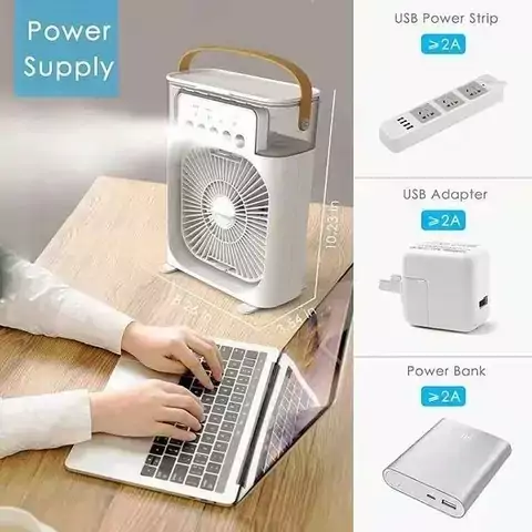 پنکه مه پاش رومیزی مدل Air Cooler Fan مدل new kanada031