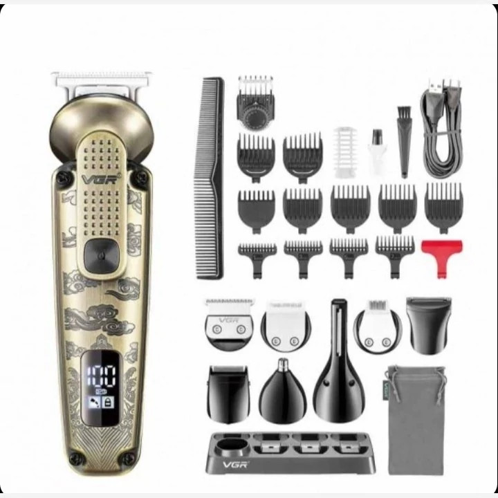ماشین اصلاح و خط زن شارژی چند کاره VGR V-103 مدل new kanada031
