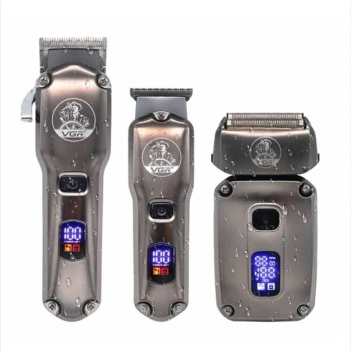 ماشین اصلاح 3 قلو وی جی ار مدل V-675s3مدل new kanada031