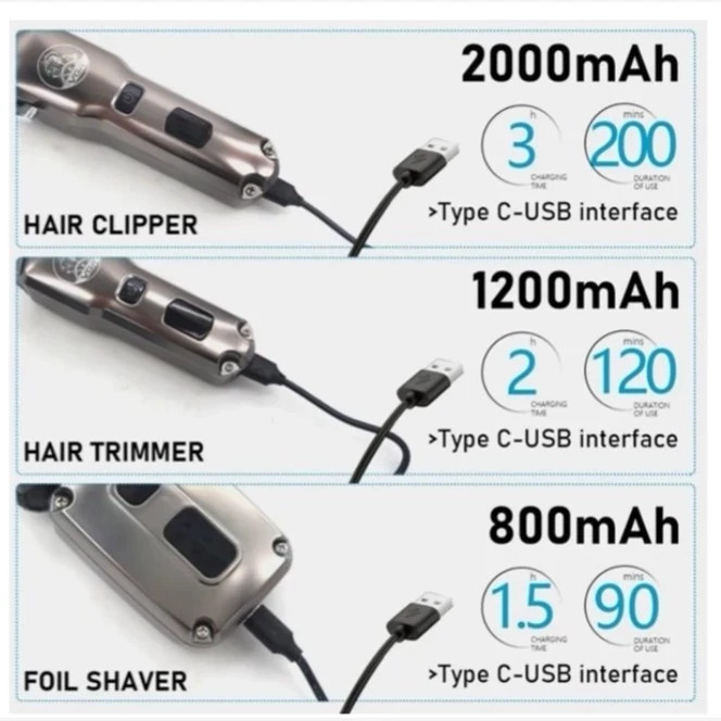ماشین اصلاح 3 قلو وی جی ار مدل V-675s3مدل new kanada031