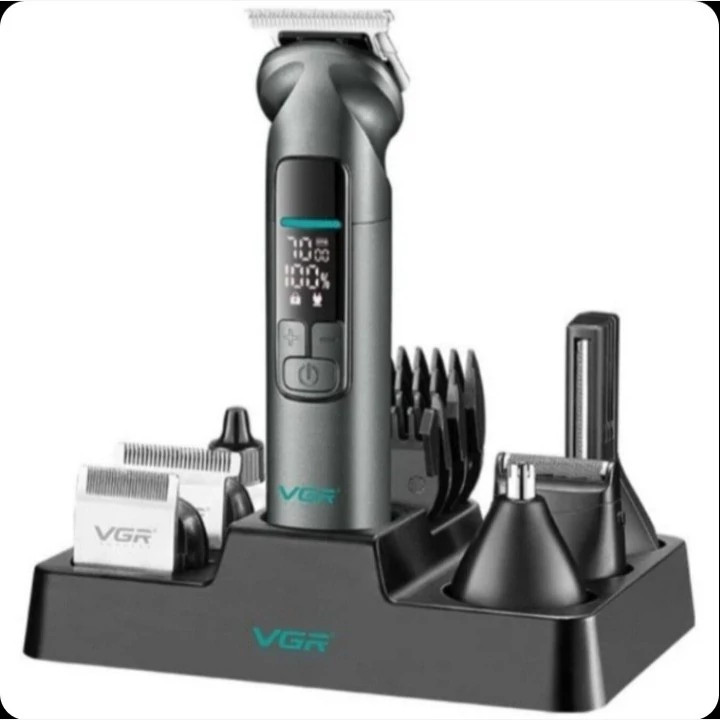 ست ماشین اصلاح وی جی آر مدل V-096 ضد آب مدل new kanada031