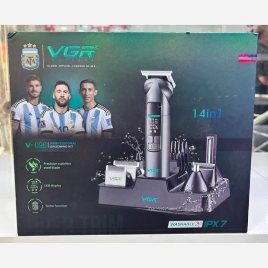 ست ماشین اصلاح وی جی آر مدل V-096 ضد آب مدل new kanada031