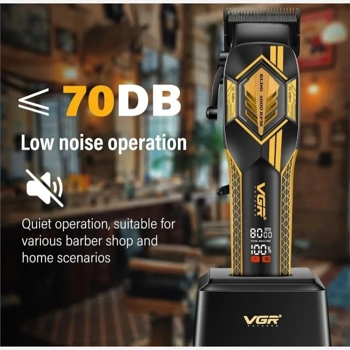 ماشین اصلاح وی جی آر مدل V-119 با تیغه سرامیکی (گارانتی 3 ماهه) مدل new kanada031