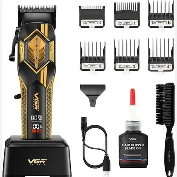 ماشین اصلاح وی جی آر مدل V-119 با تیغه سرامیکی (گارانتی 3 ماهه) مدل new kanada031