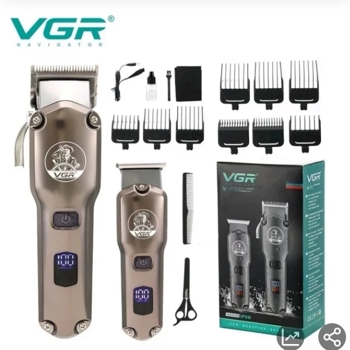 ست ماشین اصلاح وی جی آر مدل V-675 مدل new kanada031
