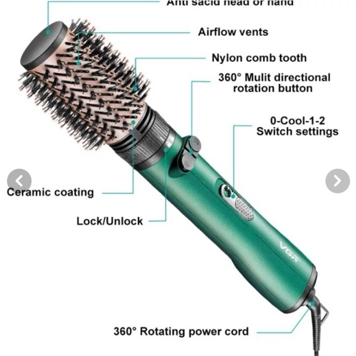 سشوار چرخشی دو سر VGR V-498 1200W مدل new kanada021
