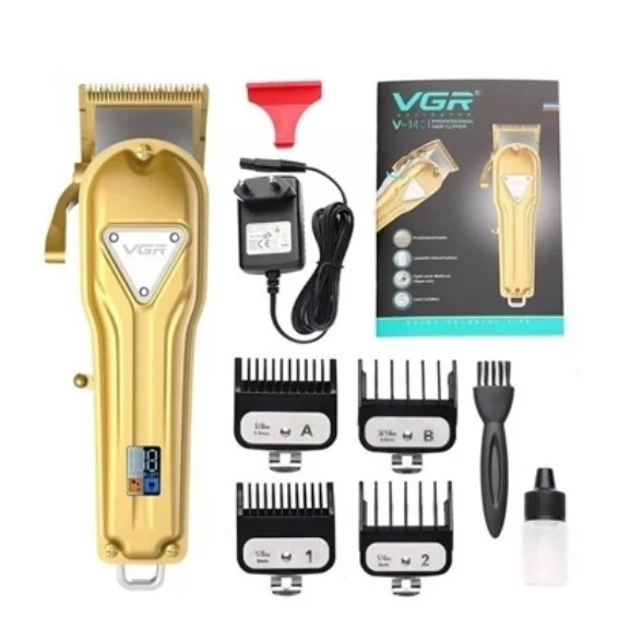 ماشین اصلاح موی سر و صورت وی جی ار مدل V-140 پلمپ شرکتی اصل