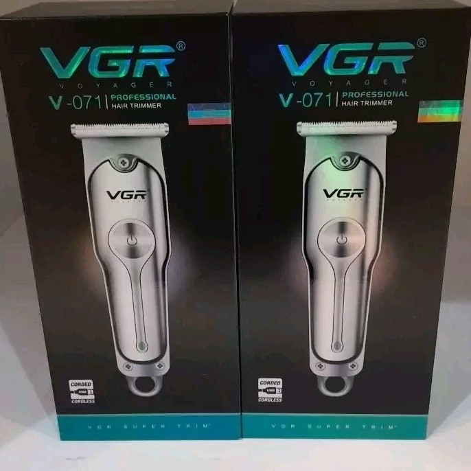 ماشین اصلاح موی سر و صورت وی جی ار مدل V-071 اصل پلمپ شرکتی مدل new kanada021