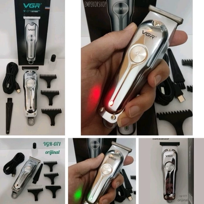 ماشین اصلاح سر و صورت VGR-071 اصلی ریش تراش خط زن و سایه زن وی جی ارvgr071 اصل مدل new kanada021