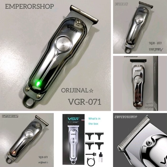 ماشین اصلاح سر و صورت VGR-071 اصلی ریش تراش خط زن و سایه زن وی جی ارvgr071 اصل مدل new kanada021