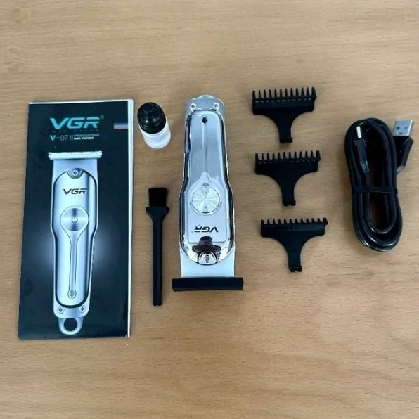ماشین اصلاح سر و صورت VGR-071 اصلی ریش تراش خط زن و سایه زن وی جی ارvgr071 اصل مدل new kanada021