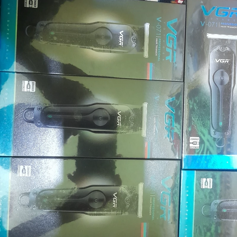ماشین اصلاح سر و صورت VGR-071 اصلی ریش تراش خط زن و سایه زن وی جی ارvgr071 اصل مدل new kanada021