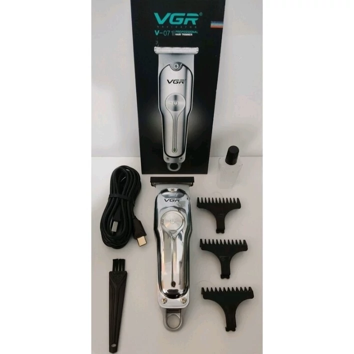ماشین اصلاح سر و صورت VGR-071 اصلی ریش تراش خط زن و سایه زن وی جی ارvgr071 اصل مدل new kanada021