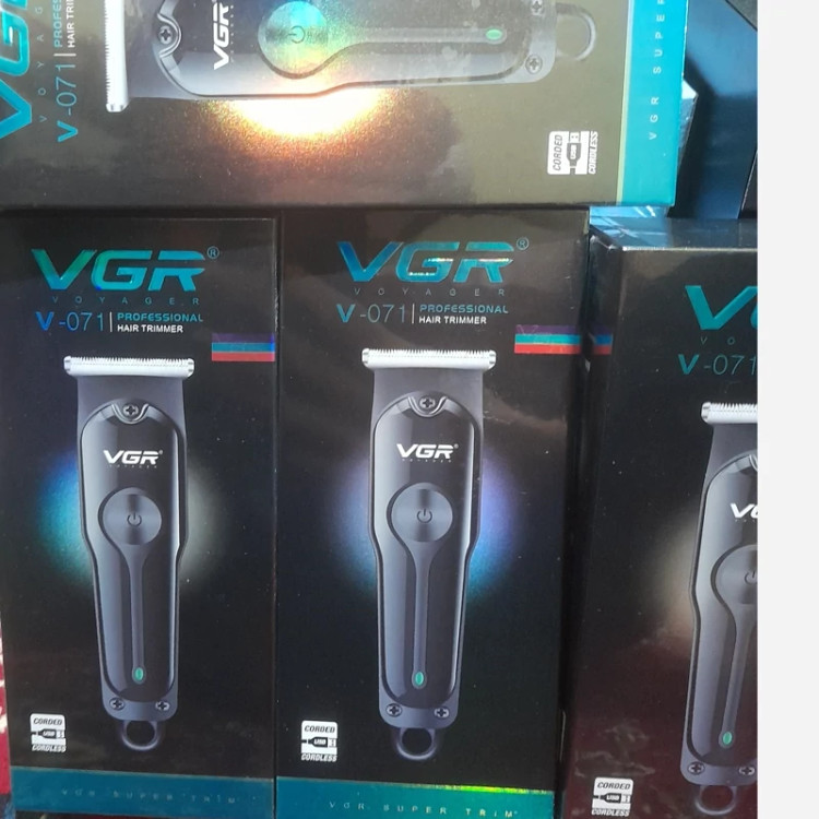 ماشین اصلاح سر و صورت VGR-071 اصلی ریش تراش خط زن و سایه زن وی جی ارvgr071 اصل مدل new kanada021