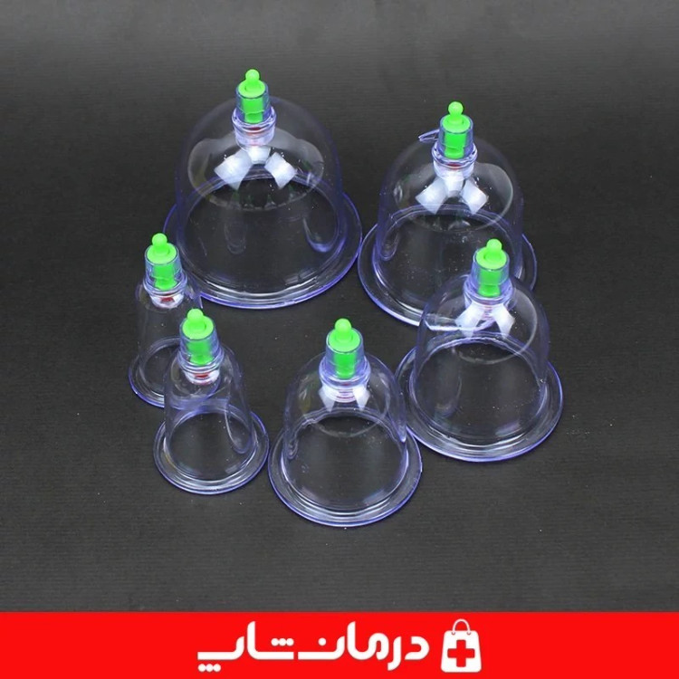 بادکش 6 لیوان KL مدل اسلامی دستگاه حجامت خانگی کی ال کاناداکالا مدل 01315