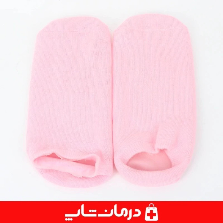 جوراب سیلیکونی پارچه ای spa جوراب ژله ای پارچه ای ترک کف پا کاناداکالا مدل 01315