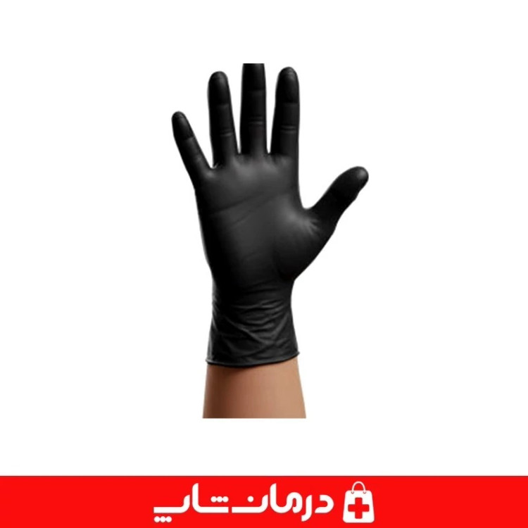 دستکش نیتریل گاماتکس دستکش معاینه op gamatex سایز لارج 100 عددی کاناداکالا مدل 01315