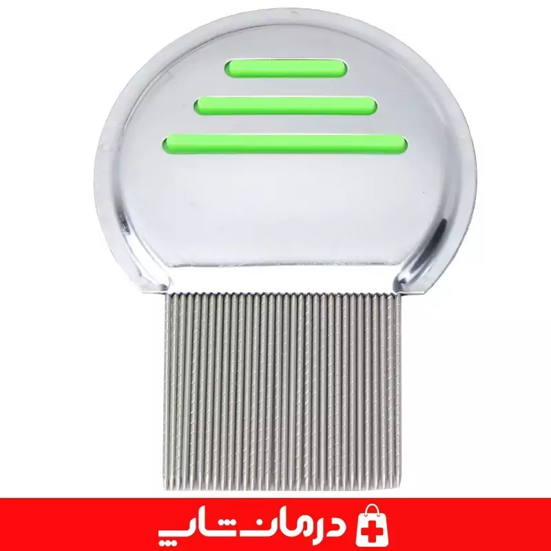 شانه شپش گیر استیل شانه پاک کننده شپش و تخم شپش کاناداکالا مدل 01314